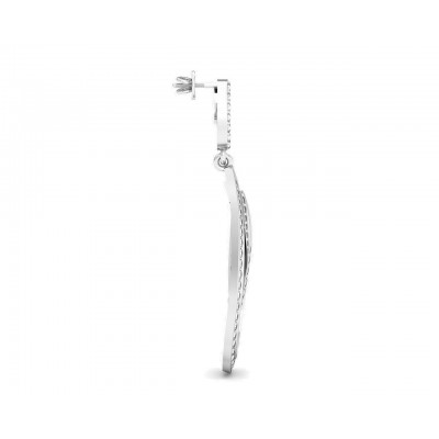 Gayle Long Diamond Earrings